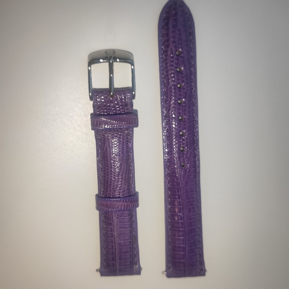 MICHELE 16mm Purple Lizard Watch Strap main image 6